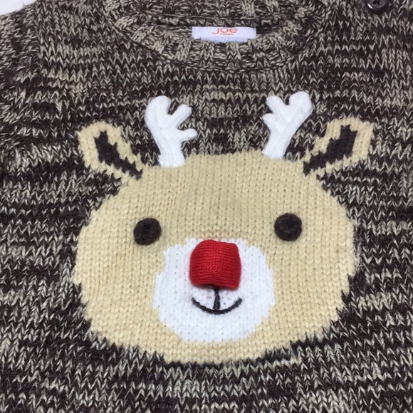 12-18m (4/$20) Rudolph Sweater by Joe Fresh - Picture 6 of 16